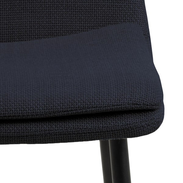 Тъмносин трапезен стол Becca – Actona-image-3