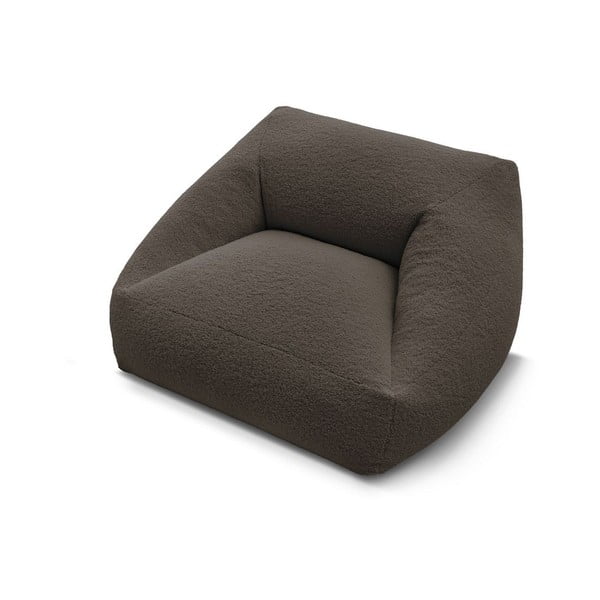 Тъмнокафяв пуф Lilibet – Bobochic Paris-image-3