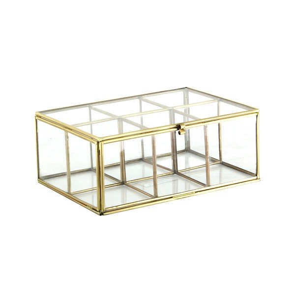 Skleněný box Six Brass-image-2