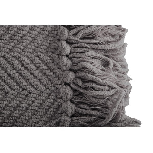 Сиво одеяло от шенил 130x170 cm Renee – Tiseco Home Studio-image-1