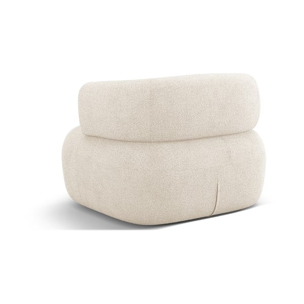 Бежово кресло от букле Jenny – Micadoni Home-image-3