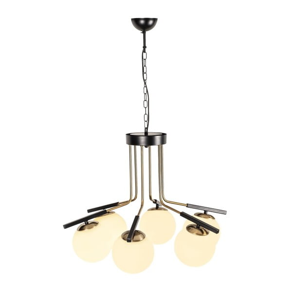 Черно метално висящо осветително тяло Opviq lights Amalia - Opviq lights-image-3
