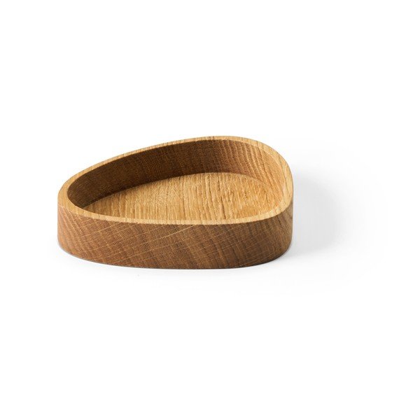 Декоративна дървена кутия за съхранение в естествен цвят 14x12,5x3 cm Curve S – LIND DNA