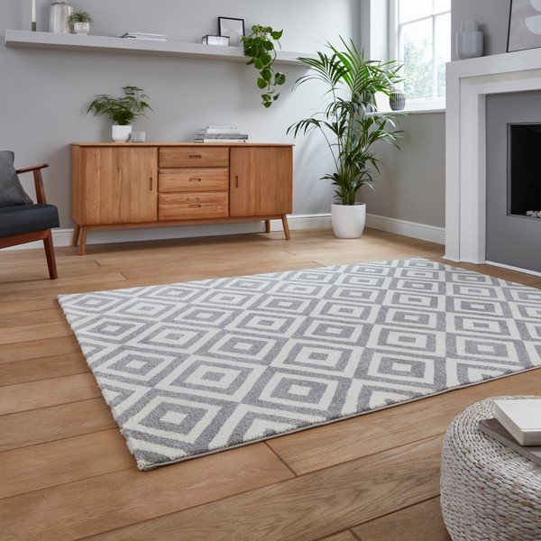 Сив килим Зарове, 160 x 220 cm Brooklyn - Think Rugs-image-2