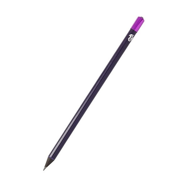 Fialová tužka s ozdobou ve tvaru krystalu TINC