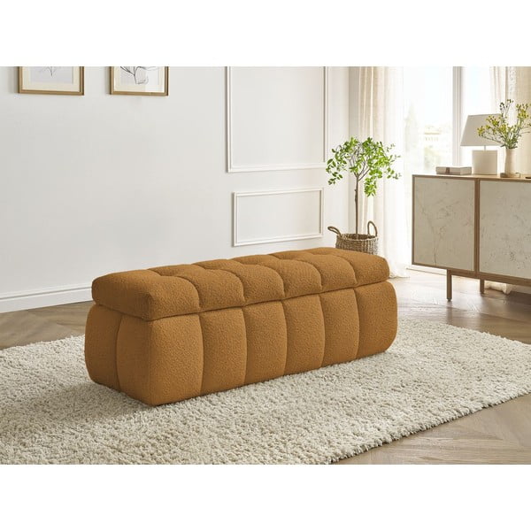 Пейка от букле в цвят горчица Mont Blanc – Bobochic Paris-image-1