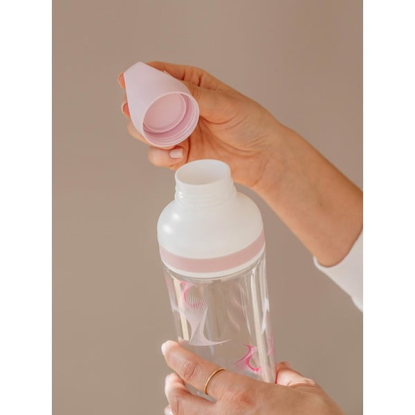 Бяла и лилава бутилка за пътуване 0,8 л Flow - Equa-image-1