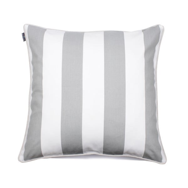 Калъфка за възглавница в бяло и сиво Belts Grey, 60 x 60 cm - WeLoveBeds
