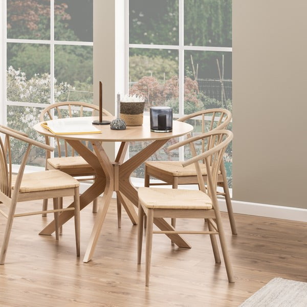 Кръгла маса за хранене ø 105 cm Duncan - Actona-image-1