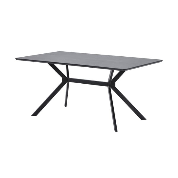 Черна маса за хранене, 160 x 90 cm Bruno - WOOOD-image-2