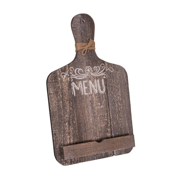 Kuchyňský dřevěný stojan na tablet ve tvaru krájecího prkénka Antic Line So Decouper