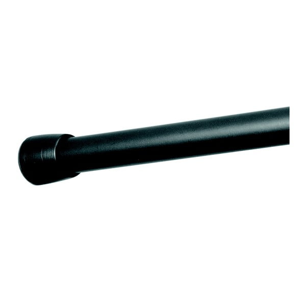 Черна пръчка за душ завеса с регулируема дължина , дължина 66 - 107 см Cameo - iDesign
