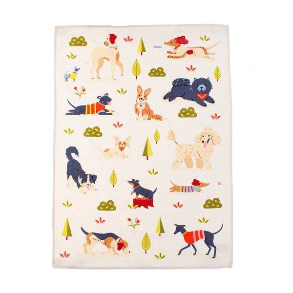 Памучна кърпа за съдове 70x50 cm Dog Park – Rex London
