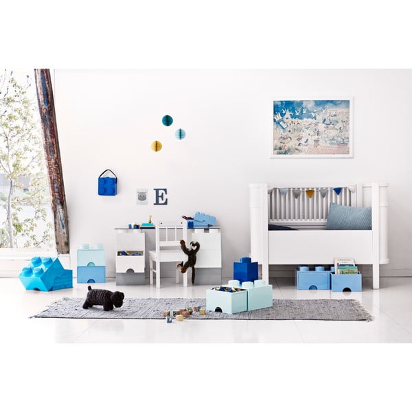 Светлосиня кутия за съхранение с две чекмеджета - LEGO®-image-3