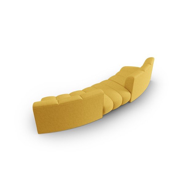 Жълт диван 367 cm Lupine - Micadoni Home-image-3