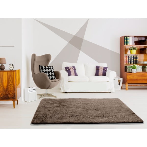 Кафяв килим Алпака Liso, 140 x 200 cm - Universal-image-1