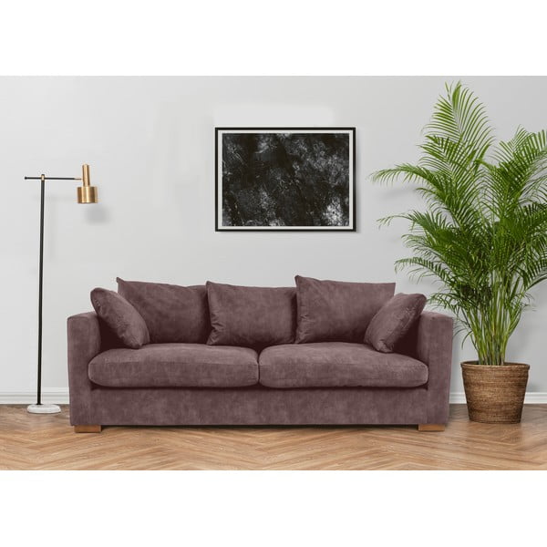 Тъмнокафяв диван 220 cm Comfy – Scandic-image-1