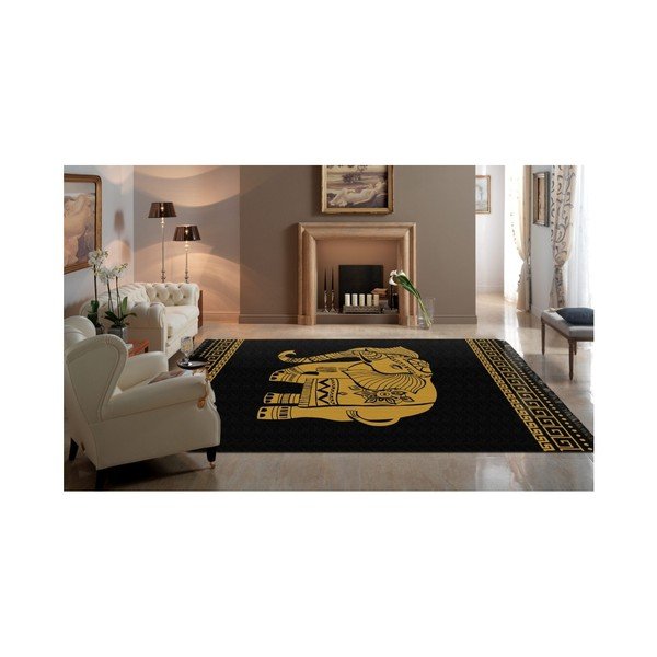 Двустранен килим подходящ за пране Kate Louise Doube Sided Rug Elephant, 120 x 180 cm-image-2