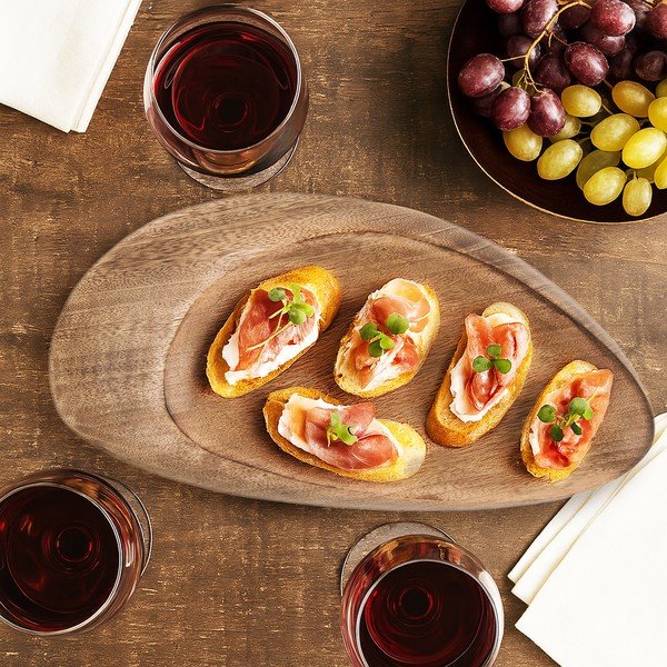 Дървена тава 20x39 cm Mango – Orion-image-1