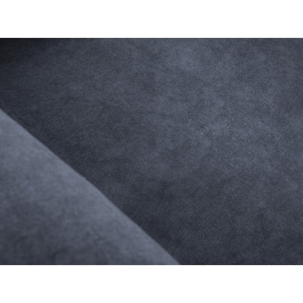 Тъмносин кадифен ъглов диван Erin – Micadoni Home-image-1