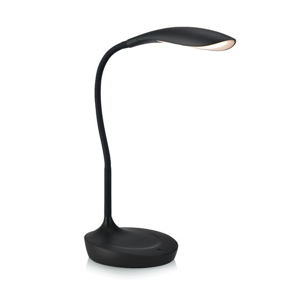 Черна настолна лампа с USB порт Swan - Markslöjd