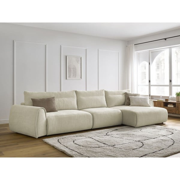 Бежов ъглов диван Aden – Bobochic Paris-image-1