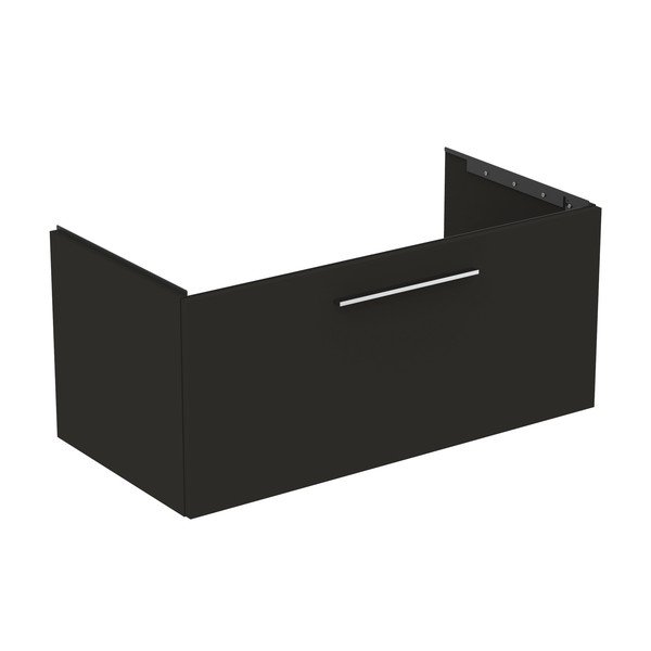 Антрацитен стенен шкаф за мивка 100x44 cm i.Life B – Ideal Standard-image-2
