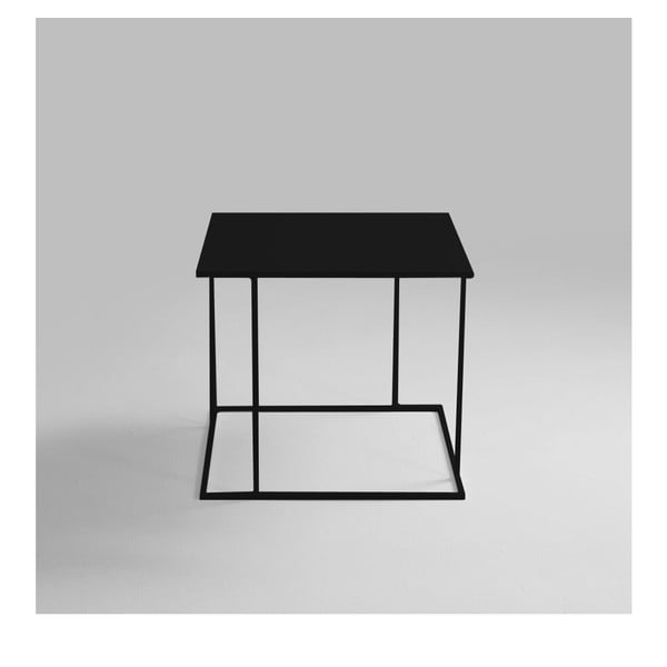 Масичка за кафе Custom Form Walt black, 50 x 50 cm - CustomForm