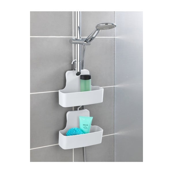 Бял висящ рафт за душ Barcelona - Wenko-image-3