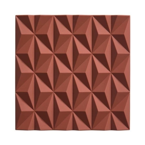 Тъмнорозова силиконова подложка за горещ съд Origami Beak - Zone