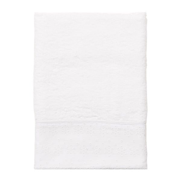 Bílý ručník Clayre & Eef Aveline, 100 x 50 cm