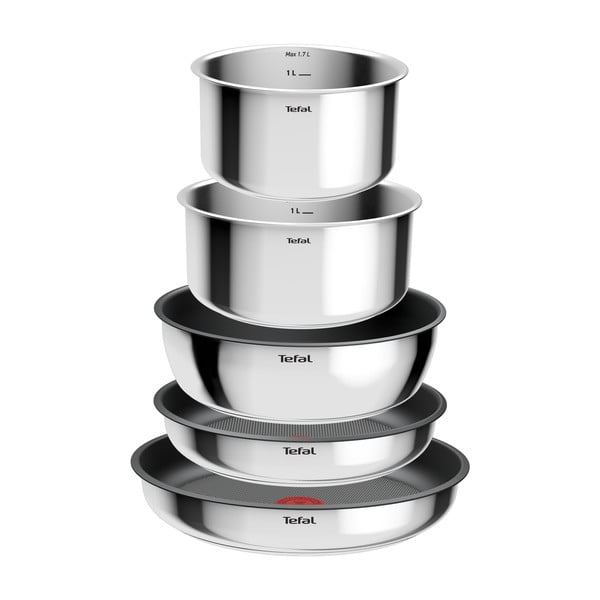 Алуминиев комплект съдове 9 бр. INGENIO Cook Eat L881S904 – Tefal-image-2