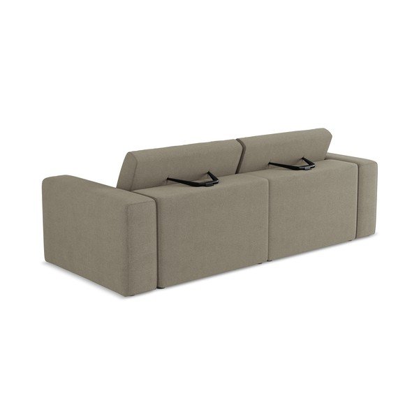 Светлокафяв модулен диван 224 cm Kalea – Makamii-image-3