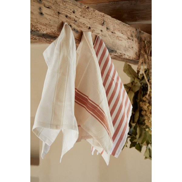 Памучни кърпи в комплект от 2 броя 50x70 cm Stripes - Casafina-image-1