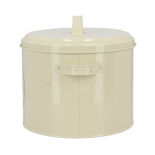 Бял контейнер за компостируеми отпадъци 6,3 л Vintage - Esschert Design-image-3