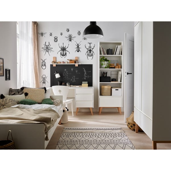 Бяла детска етажерка , 65 x 200 cm Swing - Pinio-image-1