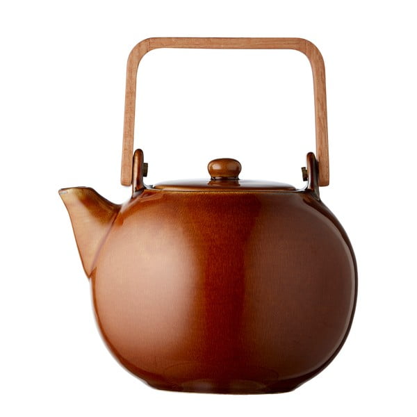 Керамичен чайник с цедка в кехлибарен цвят 1,2 l Gastro Amber – Bitz