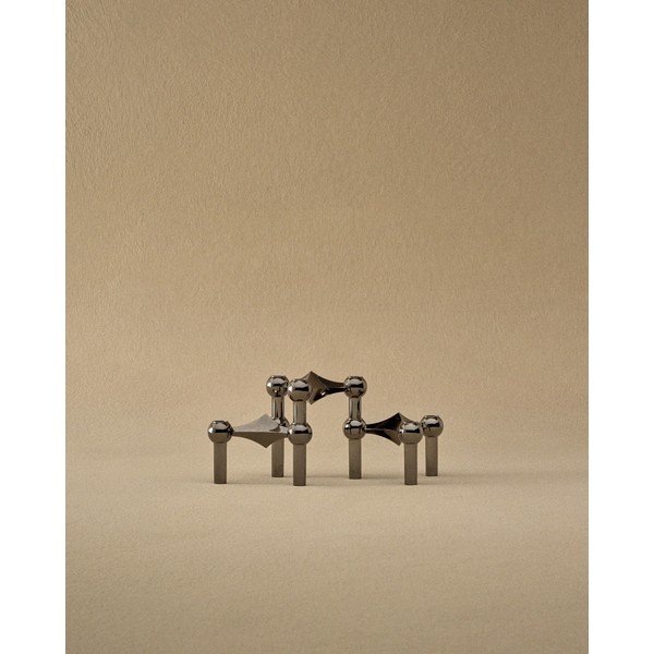 Метални свещници в комплект 3 бр. Nagel – STOFF Nagel-image-1