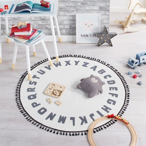 Детски килим, ø 120 cm Alphabet - Flair Rugs-image-4