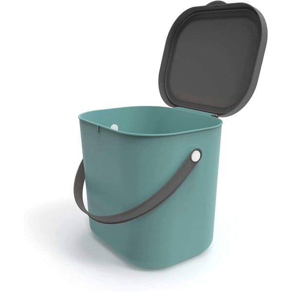 Зелен контейнер за компостируеми отпадъци 6 л Albula - Rotho-image-2