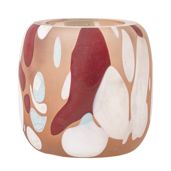 Стъклен свещник за чаена свещ Karan – Bloomingville