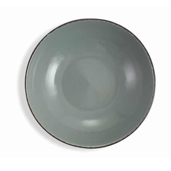 Комплект от 6 тъмносиви керамични чинии за супа Villa d'Este Canapa - Villa d'Este
