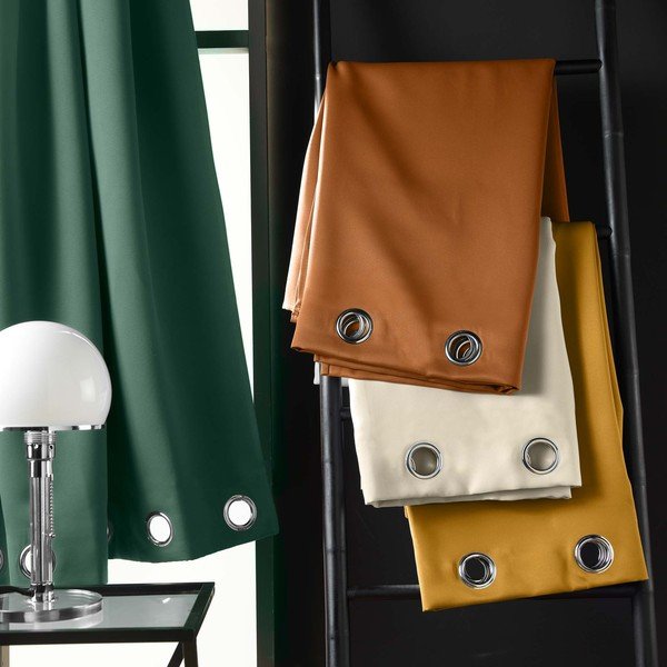 Кремаво затъмняващо перде 135x240 cm Occult – douceur d'intérieur-image-3