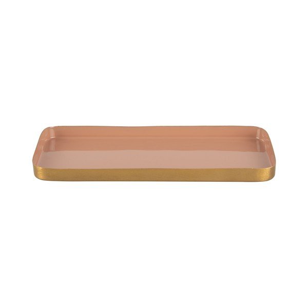 Метален декоративен поднос 12.5x25 cm Festive – PT LIVING