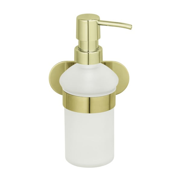 Самостоятелен дозатор за сапун от неръждаема стомана в златист цвят 0,2 л Orea Gold - Wenko-image-2