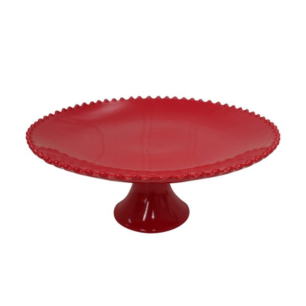 Рубиненочервена керамична тава на краче, ø 34 cm Pearl - Costa Nova