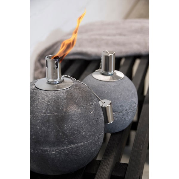 Бетонна маслена лампа (височина 16 cm) – Esschert Design-image-1