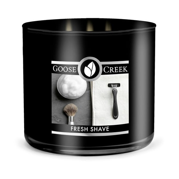 Мъжка ароматна свещ в кутия Fresh Shave, 35 часа горене Men's Collection - Goose Creek