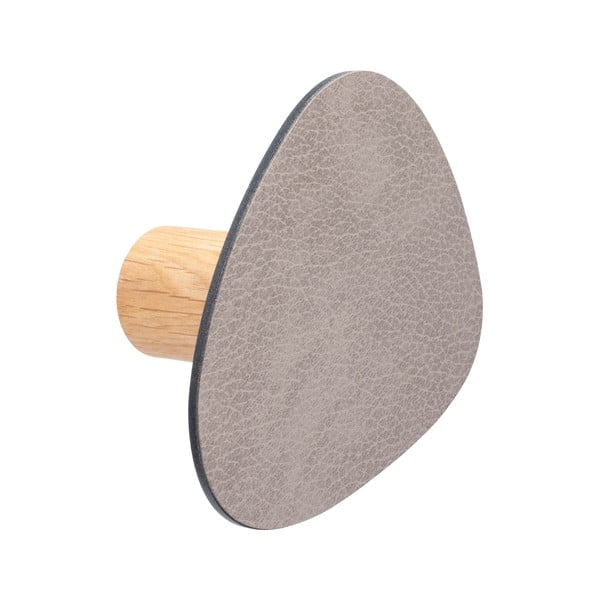 Сива стенна стоманена кука Dot L Bull – LIND DNA