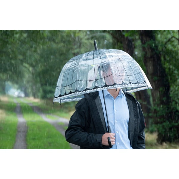 Прозрачен ветроустойчив чадър , ⌀ 81 см - Esschert Design-image-1